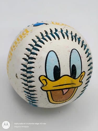 Pelota Baseball Pato Donald Disneyland Resort Disney 90's — Coleccionables vintage, años 90s