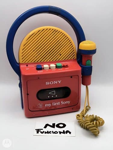 Grabadora Vintage My First Sony Tcm-4300 Retro 80's No Sirve