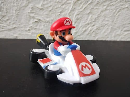 Figura Vehículo Mario Kart Mcdonald's 2022 7cm Original Blanco — Coleccionables vintage, años NOW