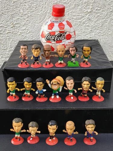 Lote Cabezones Coca Cola Microstars 2004 19pz Botella Fútbol — Coleccionables vintage, años NOW