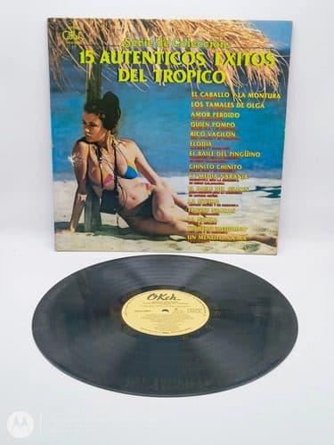 Disco Lp Vinilo 15 Auténticos Éxitos Del Trópico Varios 1975 Estándar