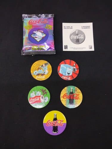Tazos Coca Cola 5-pack Sobre Abierto Retro 1995 Original #3