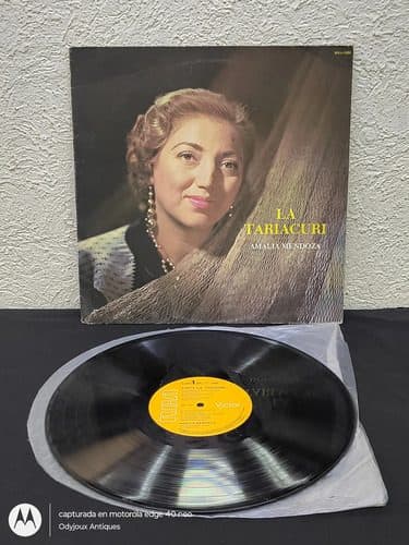 Disco Lp Vinilo Amalía Mendoza Canta La Tariacuri Rca 1958