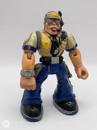 Policía Fisher P. Rescue Heroes Night Patrol Sergeant Mattel