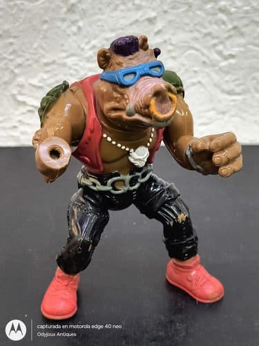 Figura Bebop Tmnt Playmates 1988 Vintage Incompleto Orignal