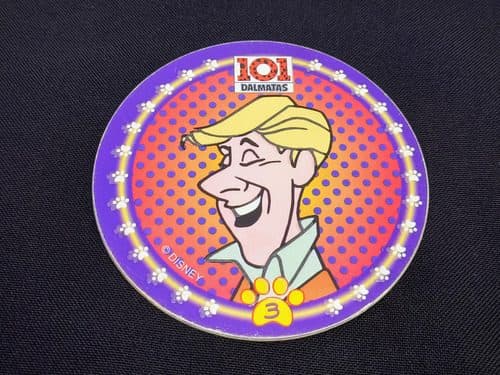 Super Tap Tazo #3 Disney 101 Dálmatas Vintage 90's Original — Coleccionables vintage, años 90s