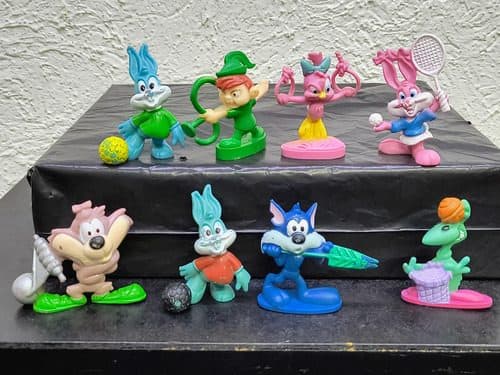 Figuras Tiny Toons Olímpicos Sonrics 8-pack Lote 90s Retro — Coleccionables vintage, años 90s