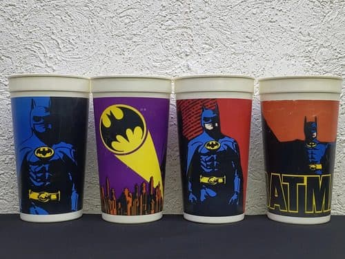 Pepsi-vasos Vintage Batman 4-pack Retro 90's Original — Coleccionables vintage, años 90s