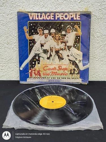 Disco Lp Acetato Village People Can't Stop The Music 1980usa Estándar