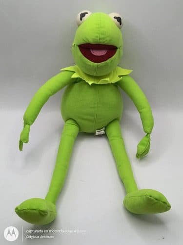 Peluche Rana Rene The Muppets Toy Factory Usa Retro 90s 48cm Verde Lima