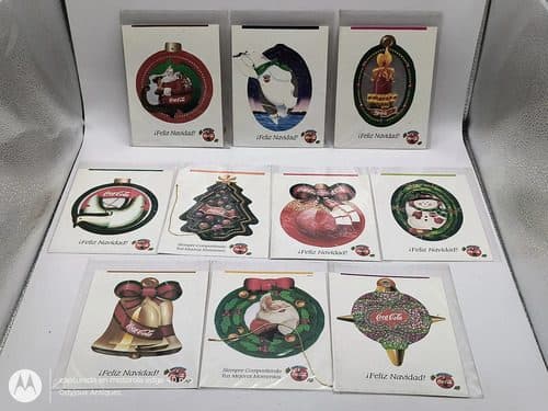 Decorines Coca Cola Colección Esferas Cartón 10pz 90svintage