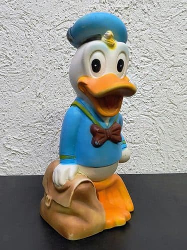 Figura Pato Donald Viajero Disney Vinilos Romay Vintage 70's