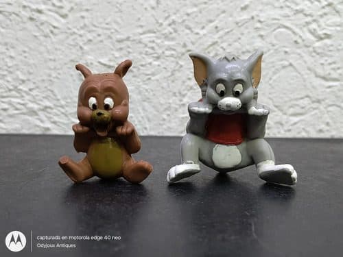Lote 2 Figuras Tom & Jerry Turner Entertainment Co 1992 — Coleccionables vintage, años 90s
