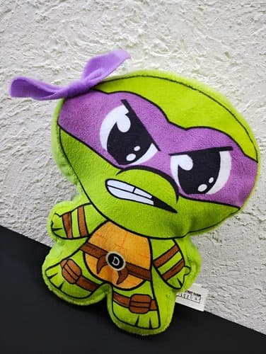 Peluche Teenage Mutant Ninja Turtles Raphael Nanco Original Verde Con Morado — Coleccionables vintage, años NOW