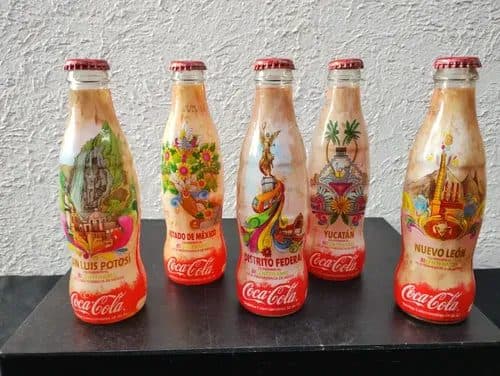 Lote Botellas Coca Cola Bicentenario 2010 Vacías 5-pack — Coleccionables vintage, años NOW