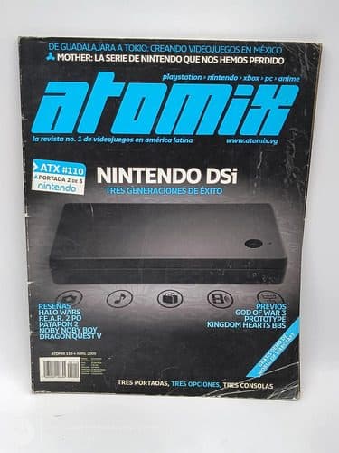 Revista Atomix No.110 Abril 2009 Nintendo Dsi — Coleccionables vintage, años NOW