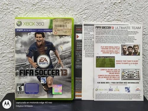 Fifa Soccer 13 Para Xbox 360 Solo Caja Y Folletería