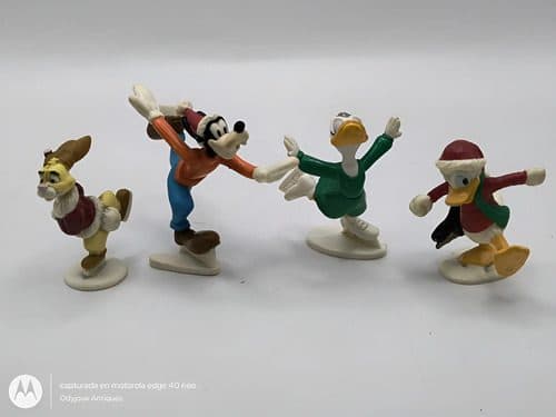 Figuras Sonrics Navidad Disney Pato Donald Goofy Daysi 4pz