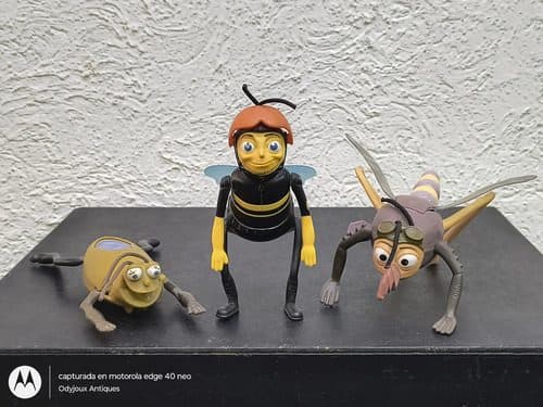 Lote Figuras Juguetes Bee Movie Mcdonald's 2007 12cm 3-pack — Coleccionables vintage, años NOW