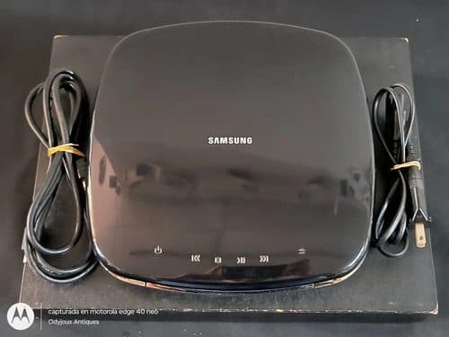 Reproductor Dvd Compacto Samsung F1080 Retro Funcionando Negro