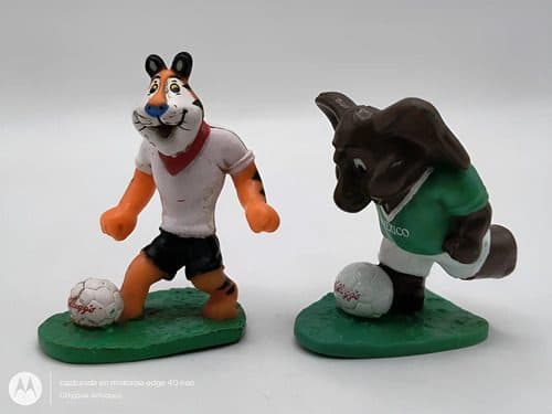 Figuras Kellogg's Futbol Mex Vintage 90s Tigre Toño Melvin