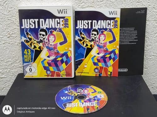 Just Dance 2016 Nintendo Wii Completo Formato Pal Original