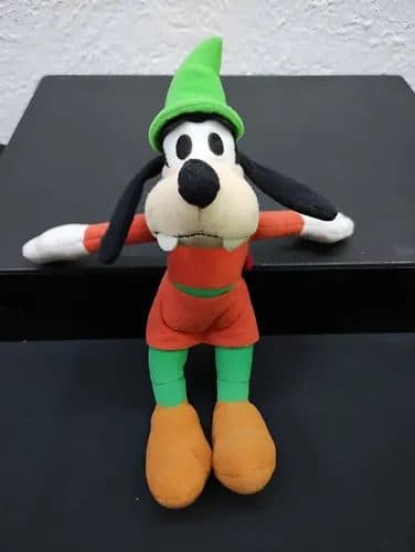 Peluche Goofy Tribilin De La Navidad Mágica Disney Original Naranja Con Verde — Coleccionables vintage, años NOW
