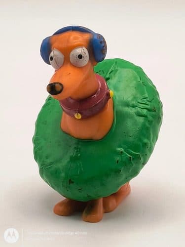 Figura Perro Ayudante De Santa Huesos Los Simpsons B K 2012 — Coleccionables vintage, años NOW