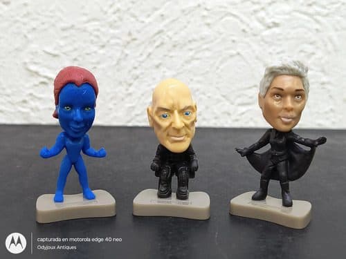 Lote 3 Figuras Cabezones X-men Marinela Promocionales 2014 — Coleccionables vintage, años NOW