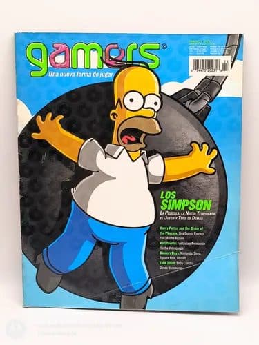 Revista Gamers 23 Año 2 No.23 Julio 2007 Los Simpson — Coleccionables vintage, años NOW
