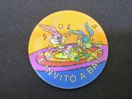 Tazo Lenticular Tinny Toons Buster Bunny #28 1994 Original — Coleccionables vintage, años 90s
