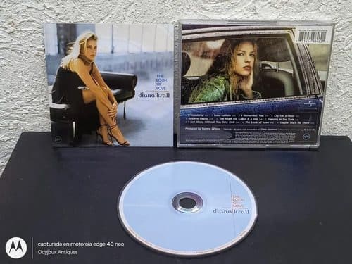 Cd Diana Krall - The Look Of Love Universal Music 2001 Orig Estándar