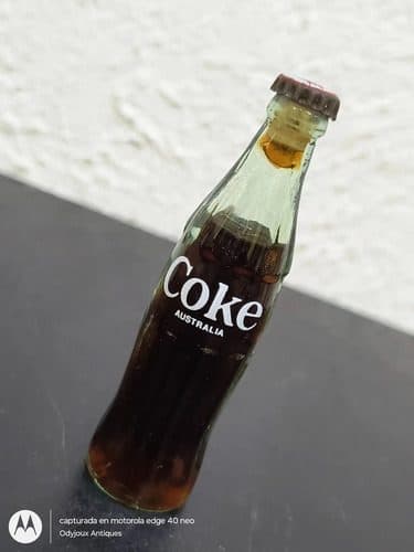 Mini Botella Vintage Coca Cola Australia 8cm Retro 90's — Coleccionables vintage, años 90s