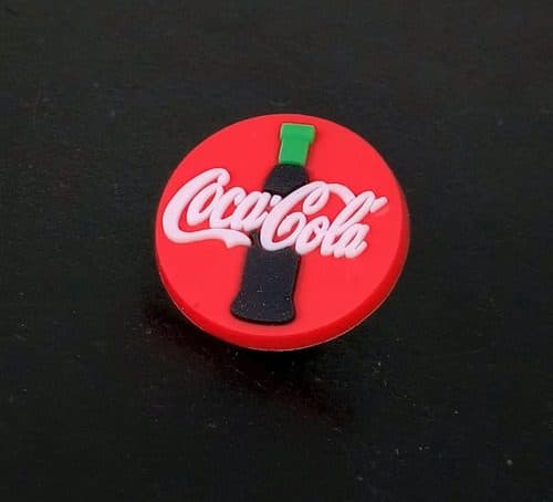 Pin Coca Cola Coleccionable De Goma Vintage Original Rojo