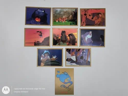Lote Tarjetas Aladdin Disney Skybox 1993 Usa 9-pack Vintage — Coleccionables vintage, años 90s