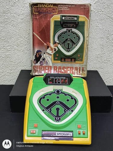 Videojuego Electrónico Super Baseball Bandai Electronics 80s