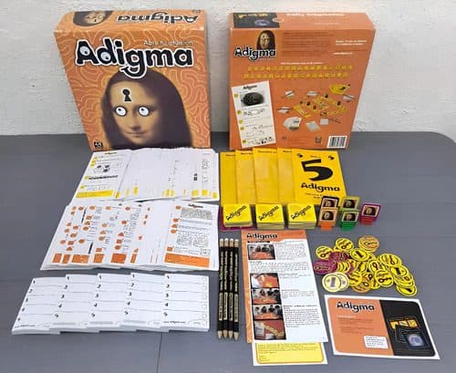 Adigma Abre Tu Intuición Juego De Mesa Ludika Retro Año 2001 — Coleccionables vintage, años NOW