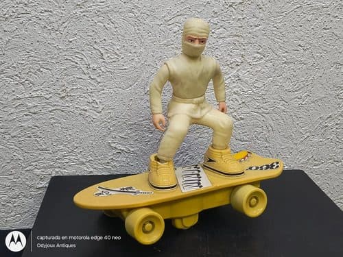 Figura Ninja Con Patineta Hip Yick International 1988 Retro — Coleccionables vintage, años 80s