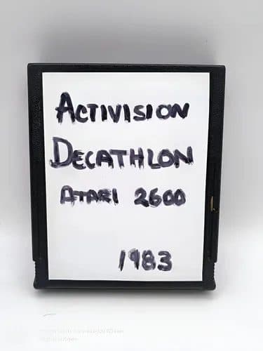 Decathlon Atari 2600 Activision 1983 Sin Etiqueta Original — Gaming vintage, años 80s