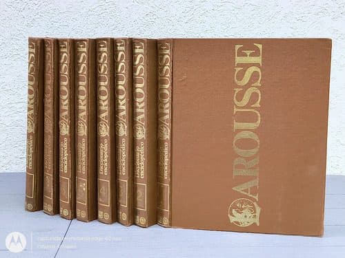Diccionario Enciclopédico Larousse Edit.planeta 8 Tomos 1982 — Coleccionables vintage, años 80s