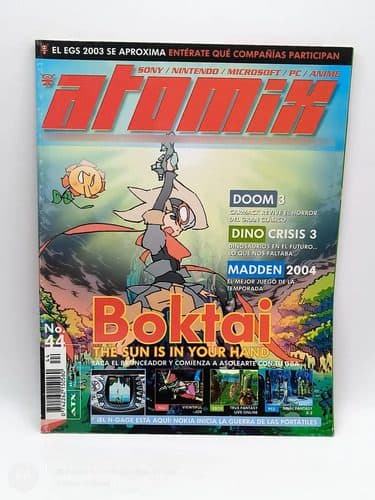 Revista Atomix No.44 Oct 2003 Botkai The Sun Is In Your Hand — Coleccionables vintage, años NOW