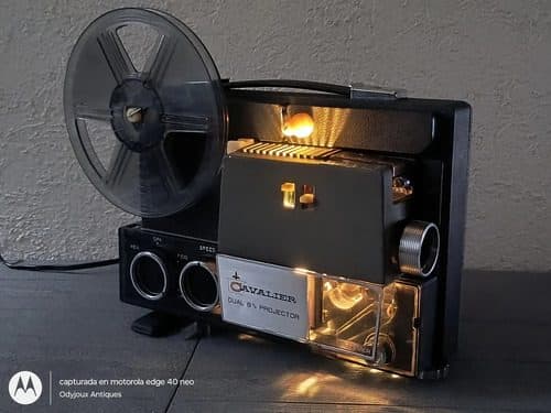 Proyector Vintage Cavalier Dual 8mm Años 70's Para Reparar
