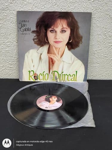 Disco Lp Vinilo Rocio Dúrcal Canta A Juan Gabriel Vol 6 1984 Edición Limitada