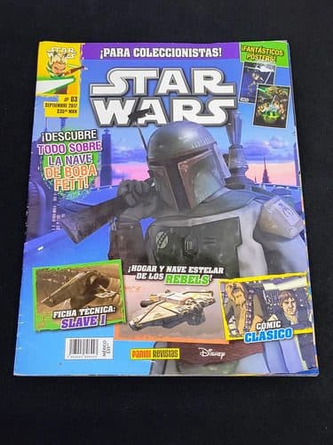 Revista Star Wars Disney Panini #03 Sep 2017 Completa — Coleccionables vintage, años NOW