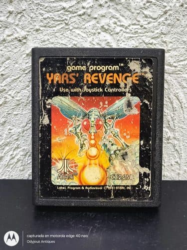 Yars' Revenge Para Atari 2600 Año 1981 Original