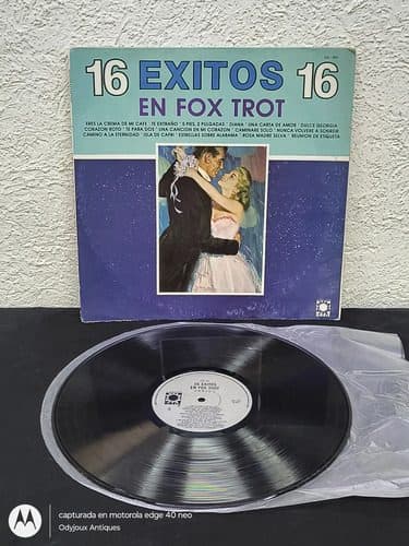 Disco Lp Vinilo 16 Éxitos En Fox Trot Musart 1984 F. Montoya Edición Limitada