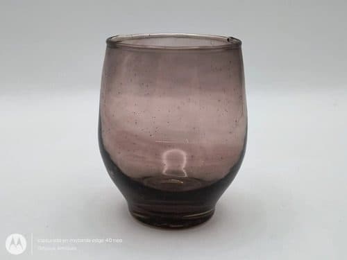 Vaso De Vidrio Copa Copón Whisky Borravino Traslúcido 100ml Borravino Traslúcido — Coleccionables vintage