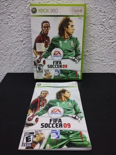 Fifa Soccer 09 Xbox 360 Solo Caja Y Manual Original — Gaming vintage, años NOW