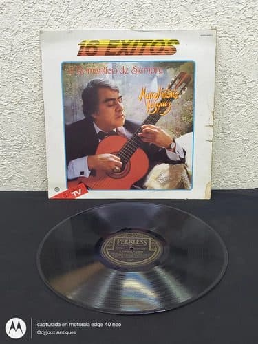 Disco Lp Vinilo Marco Antonio Vazquez El Romántico 16 Éxitos Estándar