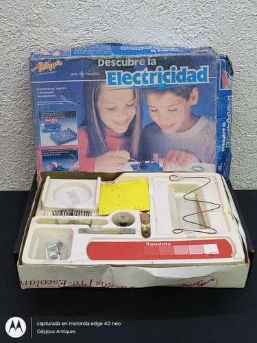 Juego Descubre La Electricidad Mi Alegría Vintage Incompleto — Coleccionables vintage, años 80s